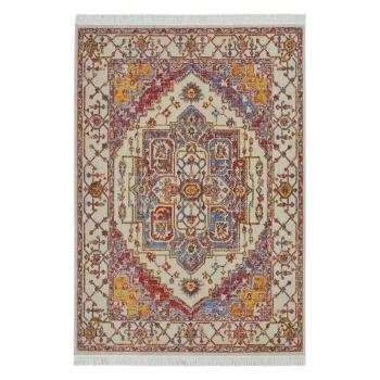 Kolorowy dywan z domieszką bawełny z recyklingu Nouristan, 120x170 cm