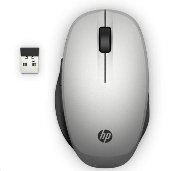 HP Dual Mode Silver Mouse 300 - mysz bluetooth, łączy się z dwoma komputerami jednocześnie