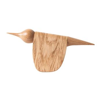Figurka w kształcie ptaka z drewna dębowego Gazzda