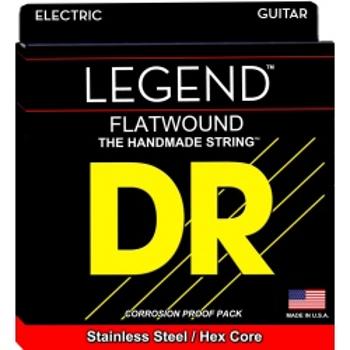 Dr Fl 12-52 Legend Flatwound Struny Gitara Elektryczna