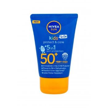 Nivea Sun Kids Protect & Care Sun Lotion 5 in 1 SPF50+ 50 ml preparat do opalania ciała dla dzieci