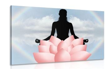 Obraz ćwiczenie medytacyjne - 120x80