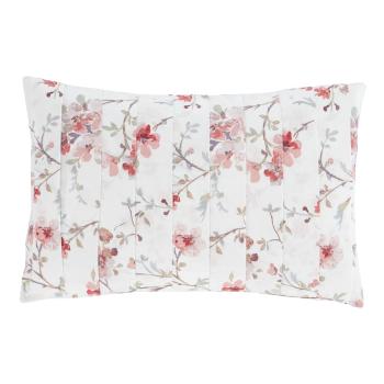 Biało-czerwona poduszka Catherine Lansfield Jasmine Floral, 30x40 cm