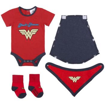 DC Comics Wonder Woman zestaw upominkowy dla niemowląt 6-12m