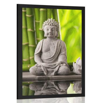 Plakat harmonijny Budda - 40x60 white