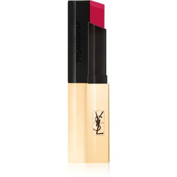 Yves Saint Laurent Rouge Pur Couture The Slim cienka matująca szminka z zamszowym wykończeniem odcień 27 Conflicting Crimson 2,2 g