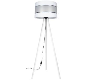 Lampa podłogowa CORAL 1xE27/60W/230V biały/chrom