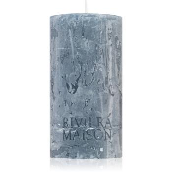 Rivièra Maison Pillar Candle Grey Blue świeczka 7x13 cm