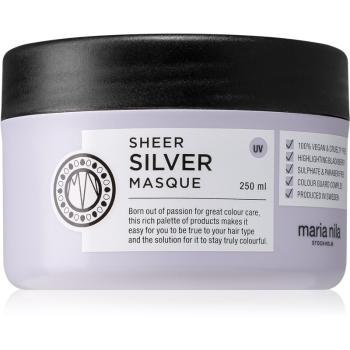 Maria Nila Sheer Silver Masque maseczka nawilżająco - odżywcza do włosów blond 250 ml