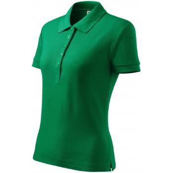 Damska koszulka polo, zielona trawa, 2XL