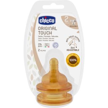 Chicco Original Touch smoczek do butelki 2m+ Adjustable 2 szt.