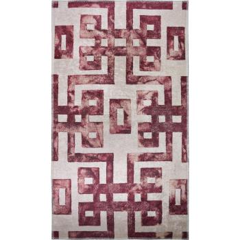 Czerwono-beżowy dywan 180x120 cm – Vitaus