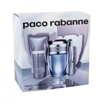 Paco Rabanne Invictus zestaw Edt 100 ml + Edt 10 ml + Żel pod prysznic 75 ml dla mężczyzn