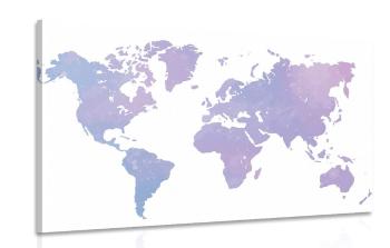 Obraz piękna mapa świata - 60x40