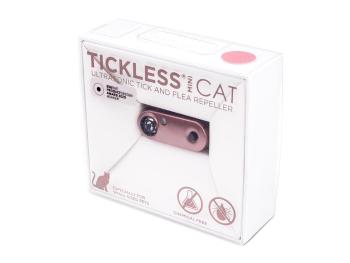 TICKLESS Mini Cat Ultradźwiękowy odstraszacz kleszczy i pcheł dla kotów Rose Gold