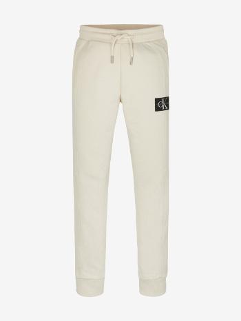 Calvin Klein Jeans Spodnie dresowe dziecięce Beżowy