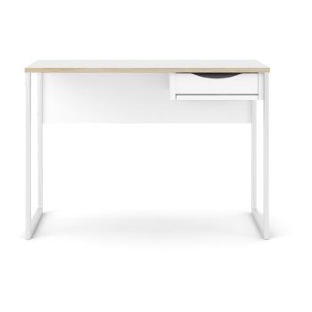 Białe biurko Tvilum Function Plus, 110 x 48 cm
