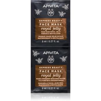 Apivita Express Beauty Royal Jelly rewitalizująca maseczka do twarzy o efekt wzmacniający 2 x 8 ml