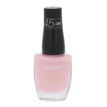 ASTOR Quick & Shine 8 ml lakier do paznokci dla kobiet 606 Pink Matter