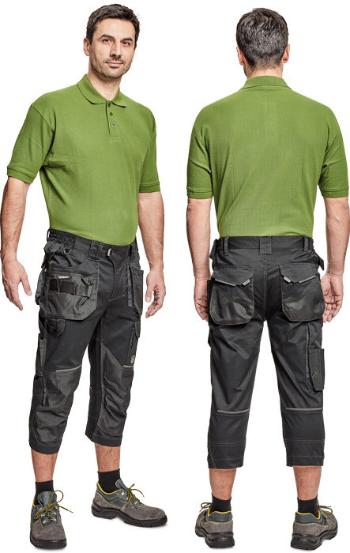 DAYBORO spodnie 3/4 mech zielone 54