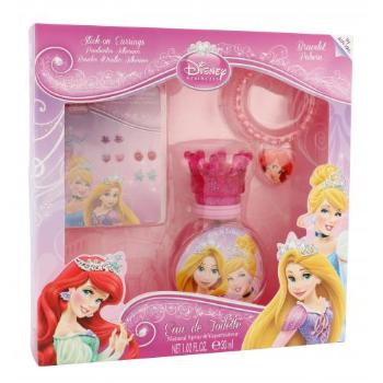Disney Princess Princess zestaw Edt 30 ml + Bransoletka + Naklejki dla dzieci