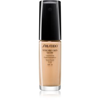 Shiseido Synchro Skin Glow Luminizing Fluid Foundation podkład rozjaśniający SPF 20 odcień Golden 4 30 ml