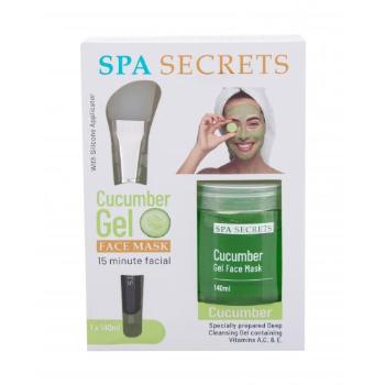Xpel Spa Secrets Cucumber Gel Face Mask 140 ml maseczka do twarzy dla kobiet Uszkodzone pudełko