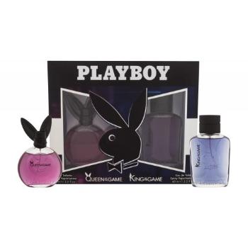 Playboy Queen of the Game zestaw EDT 60 ml + EDT 60 ml dla kobiet Uszkodzone pudełko