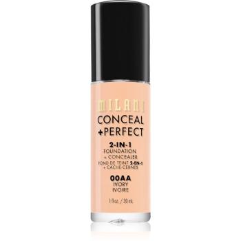 Milani Conceal + Perfect 2-in-1 Foundation And Concealer make up 00AA Ivory 30 ml