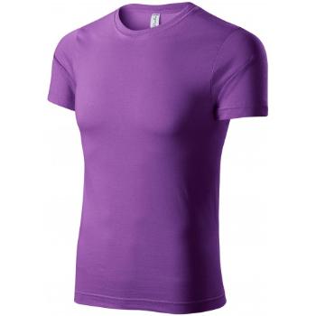 Lekka koszulka z krótkim rękawem, purpurowy, L