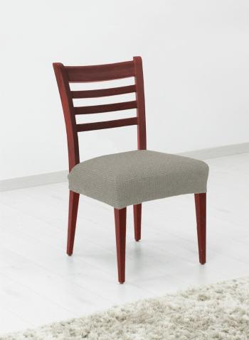 Pokrowiec elastyczny na siedzisko krzesła, komplet 2 szt. Denia, jasno szary