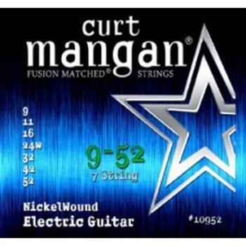 Curt Mangan 9-52 Nickel Wound 7-string 10952 Struny Do Gitary Elektrycznej