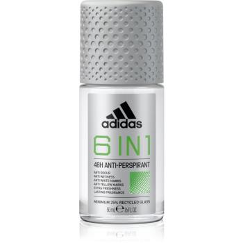 Adidas Cool & Dry 6 in 1 antyperspirant roll-on dla mężczyzn 50 ml