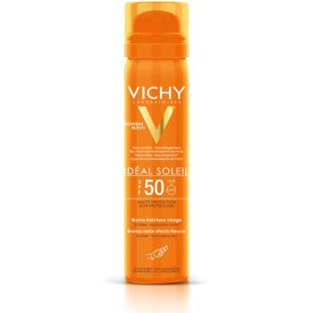 Vichy Idéal Soleil orzeźwiający spray do opalania twarzy SPF 50 75 ml