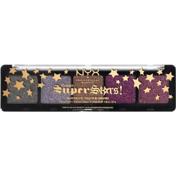 NYX Professional Makeup Gimme SuperStars! Shadow Palette paleta cieni do powiek odcień 02 - Kiss My Stars 5x0,9 g