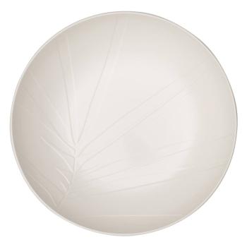 Biała porcelanowa miska do serwowania Villeroy & Boch Leaf, ⌀ 26 cm