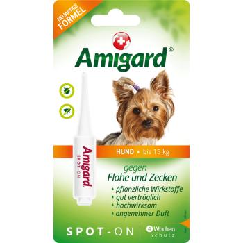Amigard Spot-on dla psów - S (0-15kg)  - 3ks