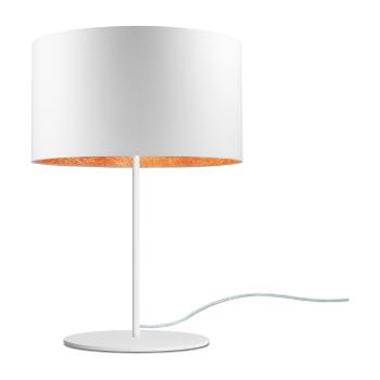 Biało-brązowa lampa stołowa Sotto Luce MIKA M 1T
