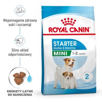 ROYAL CANIN Mini Starter Mother &amp; Babydog 8 kg karma sucha dla suk w ciąży i okresie laktacji oraz szczeniąt, od 4 do 8 tygodnia, ras małych