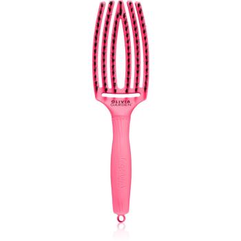 Olivia Garden Fingerbrush L´amour płaska szczotka do włosów Hot Pink