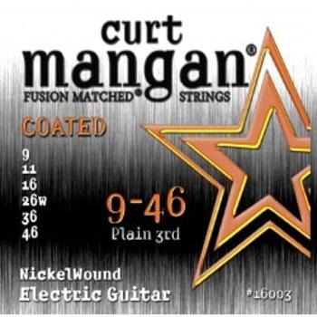Curt Mangan 9-46 Nickel Wound Coated Struny Do Gitary Elektrycznej