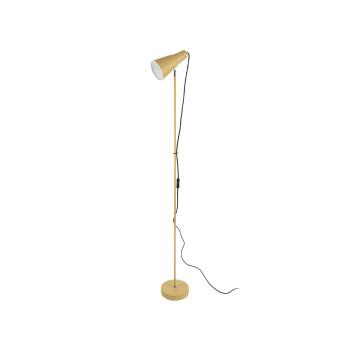 Musztardowożółta lampa stojąca Leitmotiv Mini Cone, wys. 147,5 cm