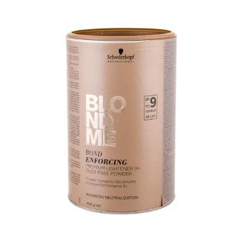 Schwarzkopf Professional Blond Me Bond Enforcing Premium Lightener 9+ 450 g farba do włosów dla kobiet Uszkodzone pudełko