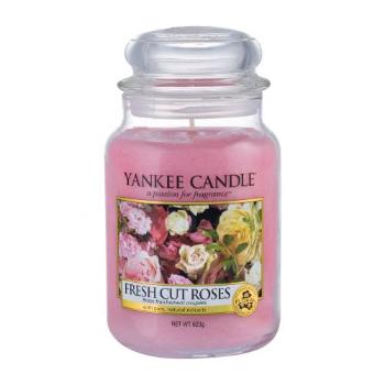 Yankee Candle Fresh Cut Roses 623 g świeczka zapachowa unisex