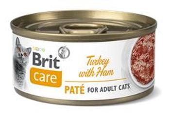 BRIT CARE cat konz. ADULT  TURKEY paté/ham - 70g