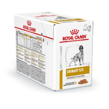 ROYAL CANIN Dog Urinary S/O Moderate Calories saszetka 24 x 100 g mokra karma o obniżonej kaloryczności dla dorosłych psów ze schorzeniami dolnych dró