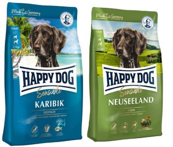 HAPPY DOG Supreme Karibik 12.5 kg + Supreme Nowa Zelandia 12.5 kg