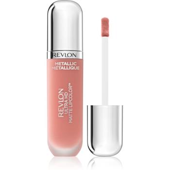 Revlon Cosmetics Ultra HD Metallic Matte Lipcolor™ metaliczna szminka w płynie z matowym wykończeniem odcień 690 Gleam 5,9 ml