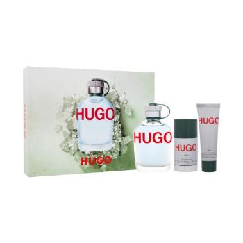 HUGO BOSS Hugo Man zestaw Edt 125 ml + Żel pod prysznic 50 ml + Deostick 75 ml dla mężczyzn