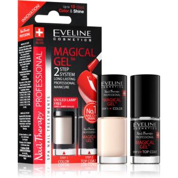 Eveline Cosmetics Nail Therapy Professional żelowy lakier do paznokci bez konieczności użycia lampy UV/LED odcień 08 2x5 ml